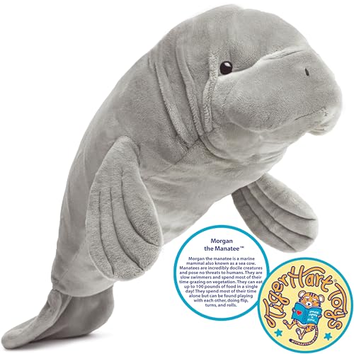 TigerHart Morgan The Manatee - 21 Inch Stuffed Animal Plush (New Edition) - Image 2