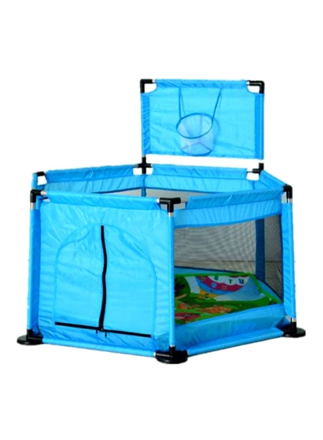 Cool Baby Ball Pit Fence Tent With Basketball Hoop SAJ992BL 126 x 107cm - Image 1