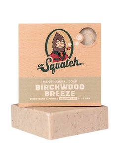 Dr. Squatch Dr Squatch All Natural Bar Soap For Men With Medium Grit Birchwood Breeze 5 Ounce (Pack Of 1)  - Image 1