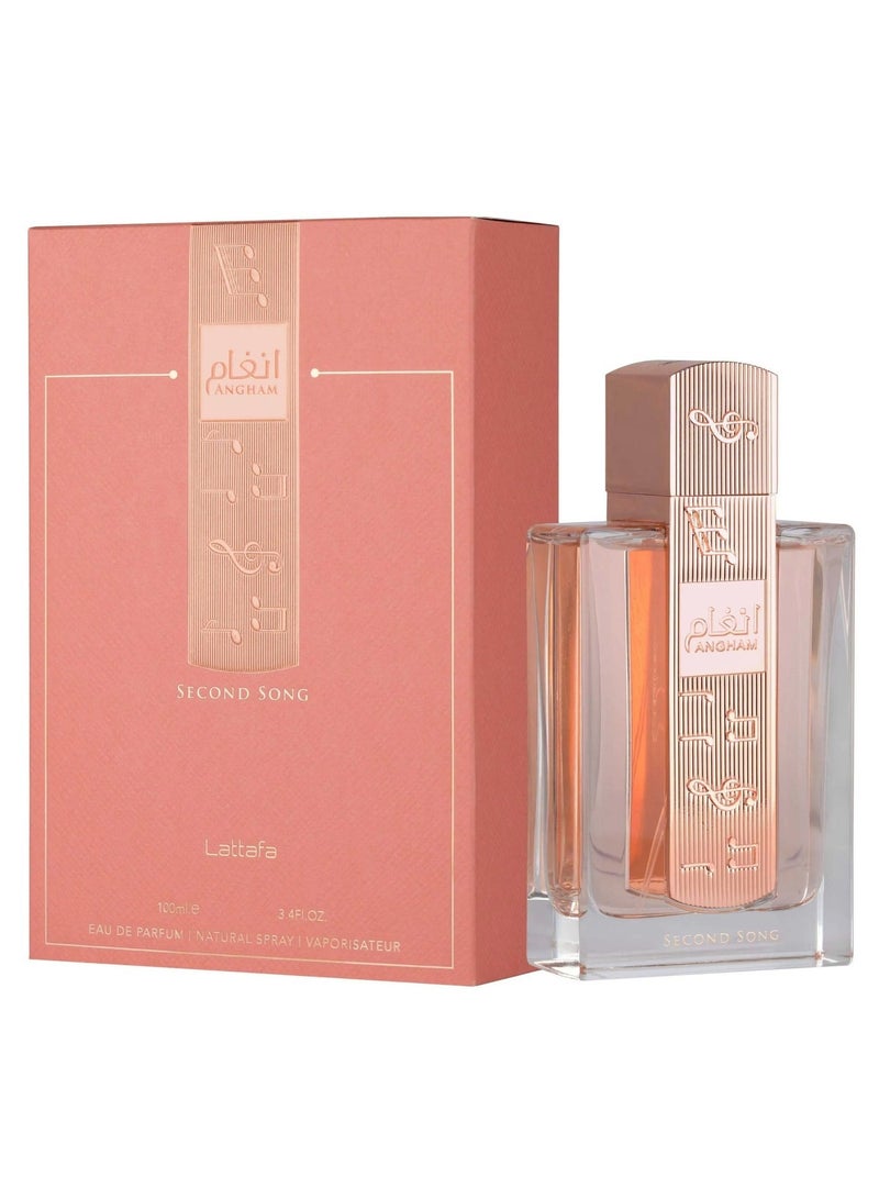 Lattafa Unisex Angham Second Song EDP Spray 3.4 oz Fragrances 100ML - Image 1