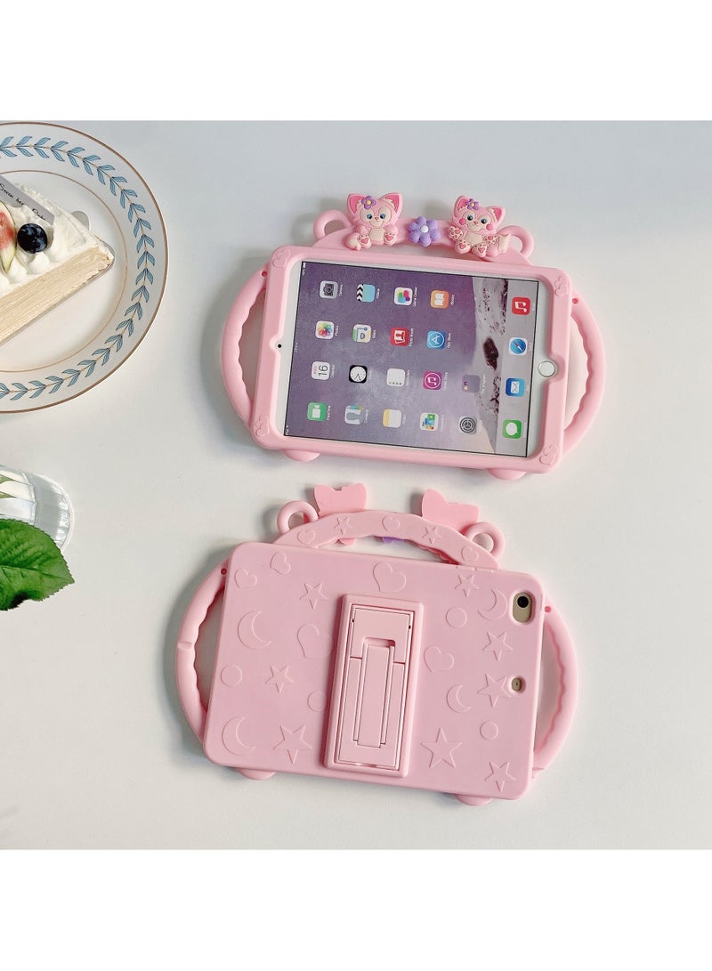 For iPad 10th Generation Case 2022 10.9 inch Cartoon Cute 3D Soft Unique and Fun Aesthetic Folio Rotating Stand Pencil - Image 3