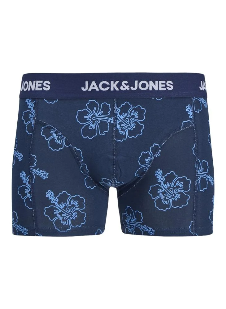 JACK & JONES 3 Pack Solid Trunks