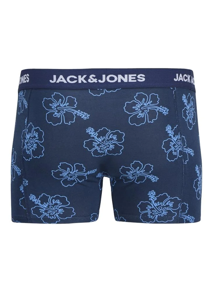 جاك اند جونز ثلاث عبوات سراويل داخلية رجالية سادة