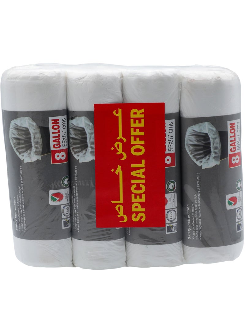 ZUHAL Garbage Bag Roll 55 cm X 57 cm (8 Gallon) - Buy 2 Get 1 Offer - Image 1