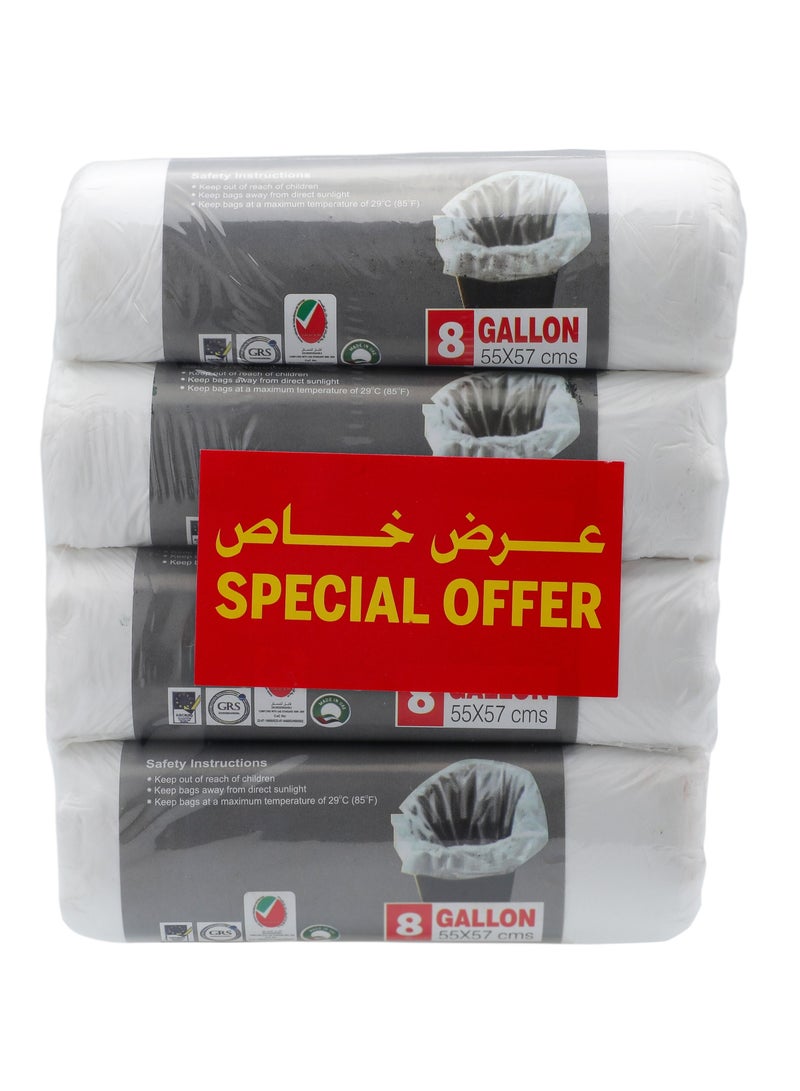 ZUHAL Garbage Bag Roll 55 cm X 57 cm (8 Gallon) - Buy 2 Get 1 Offer - Image 2
