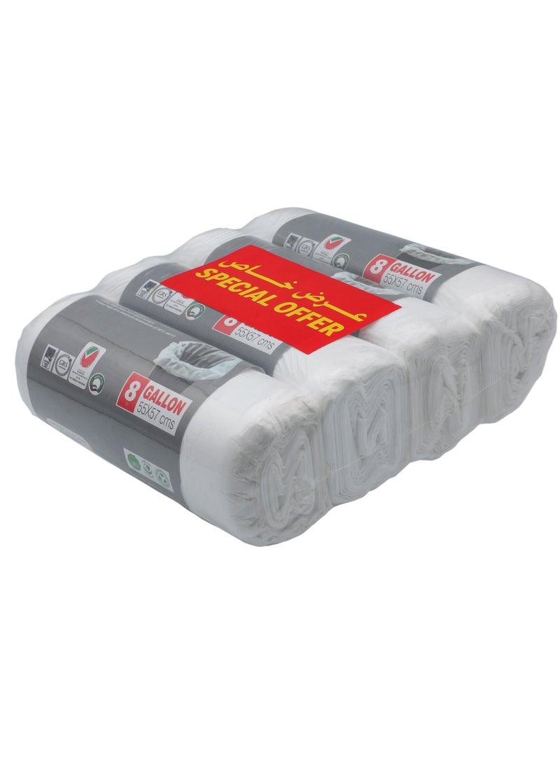 ZUHAL Garbage Bag Roll 55 cm X 57 cm (8 Gallon) - Buy 2 Get 1 Offer - Image 3