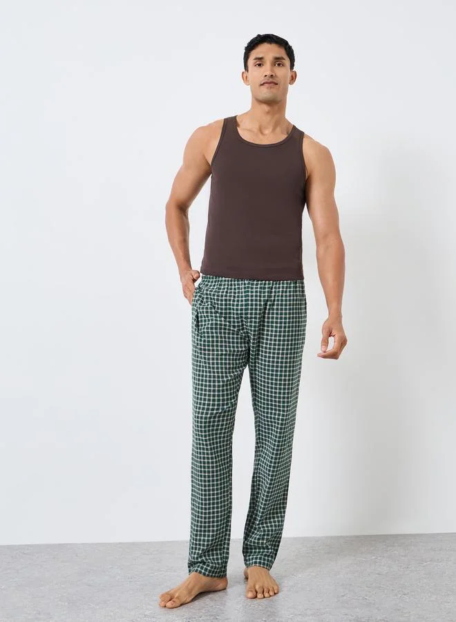 ستايلي فانيلة رجالية قطنية مضلعة بلا أكمام