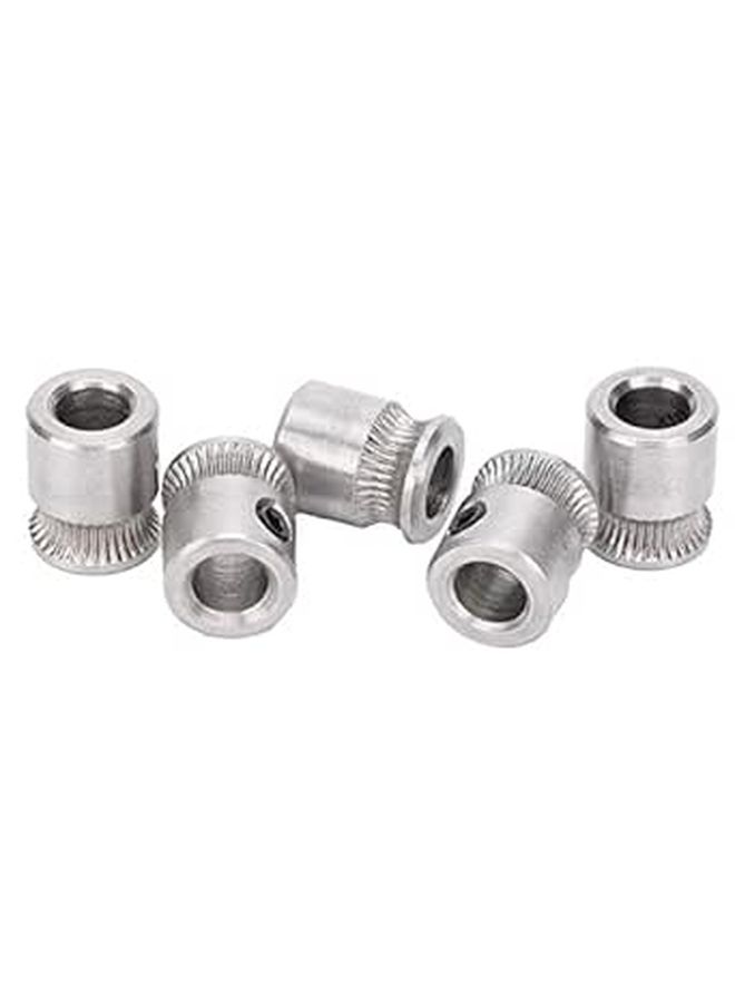 5pcs Deep Grooved Feedstock Wheels For MK8 Extruder 3D Printer Parts - Image 1