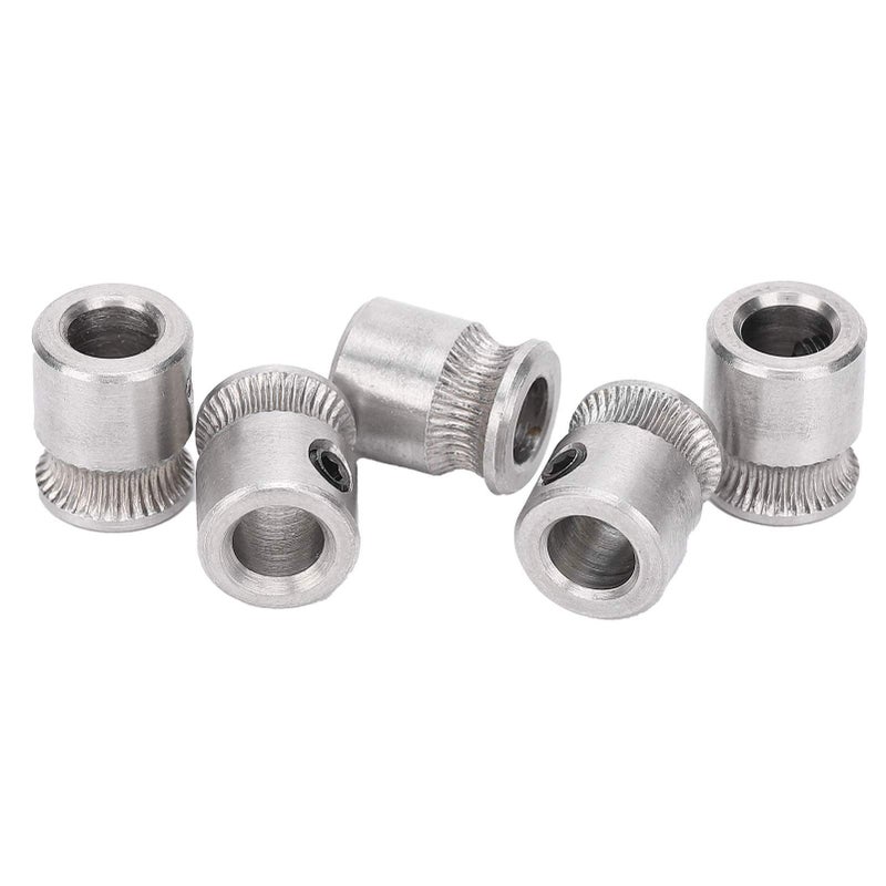 5pcs Deep Grooved Feedstock Wheels For MK8 Extruder 3D Printer Parts - Image 2