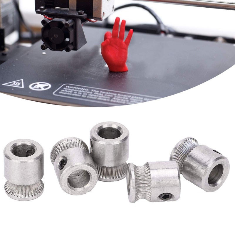 5pcs Deep Grooved Feedstock Wheels For MK8 Extruder 3D Printer Parts - Image 4