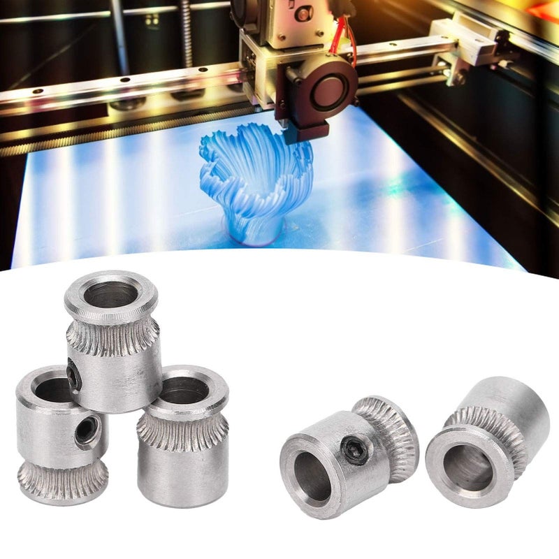 5pcs Deep Grooved Feedstock Wheels For MK8 Extruder 3D Printer Parts - Image 5