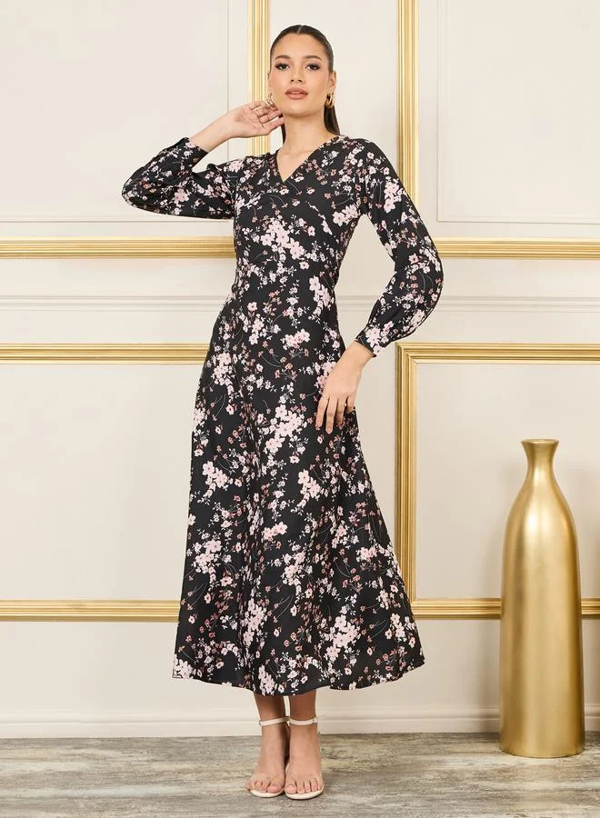 ستايلي Floral Print Dress