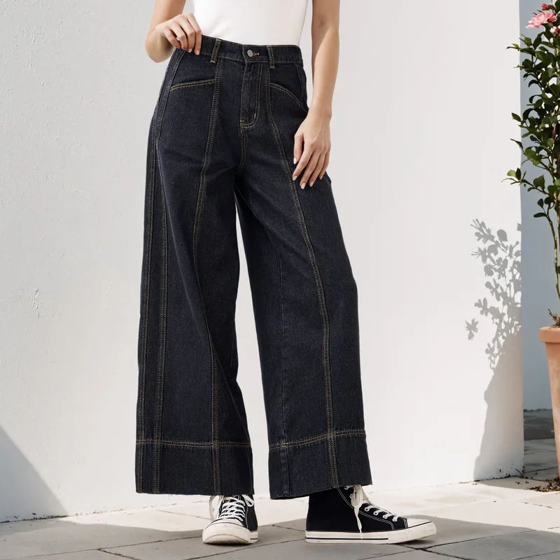 تواكستريمز 2Xtremz Wide Leg Jeans with Pockets