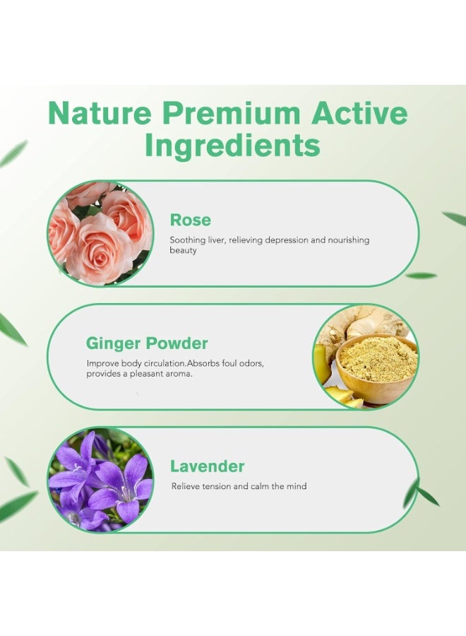 Foot Pads 50Pcs Foot Pads for Foot Care Ginger Foot Patch with Natural Ingredients Bamboo Vinegar and Ginger Powder - Image 3