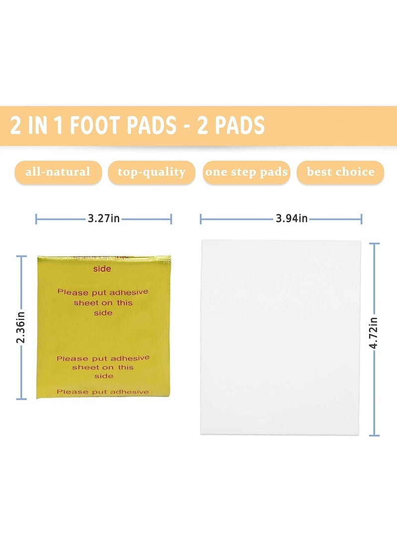 Foot Pads 50Pcs Foot Pads for Foot Care Ginger Foot Patch with Natural Ingredients Bamboo Vinegar and Ginger Powder - Image 5