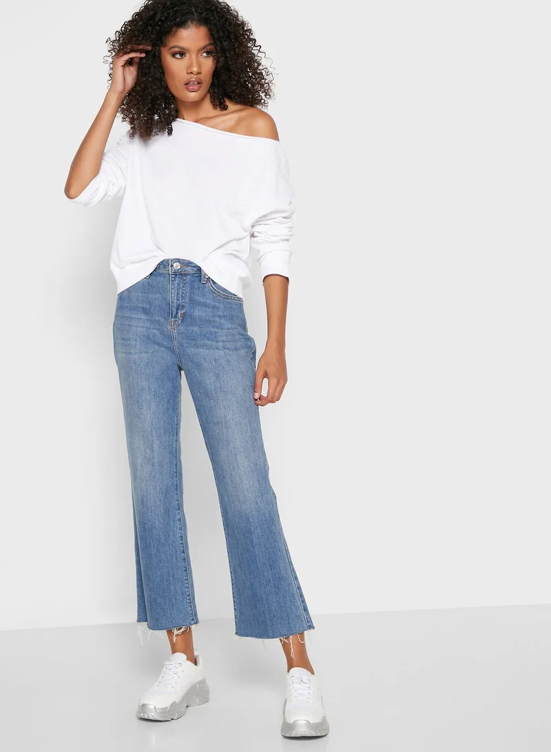 FOREVER 21 One Shoulder Sweatshirt