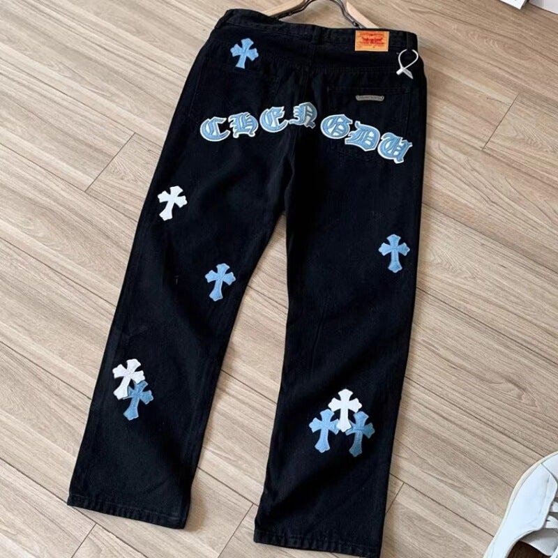 Unisex Casual Daily Denim Jeans - Image 2