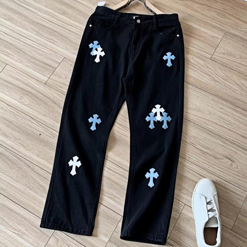 Unisex Casual Daily Denim Jeans - Image 5