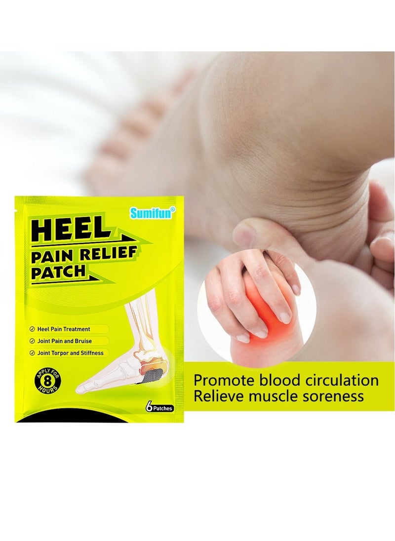 Sumifun Heel Pain Relief Patch Heel Pain Treatment Joint Pain And Bruise Joint Torpor And Stiffness 6pcs - Image 3