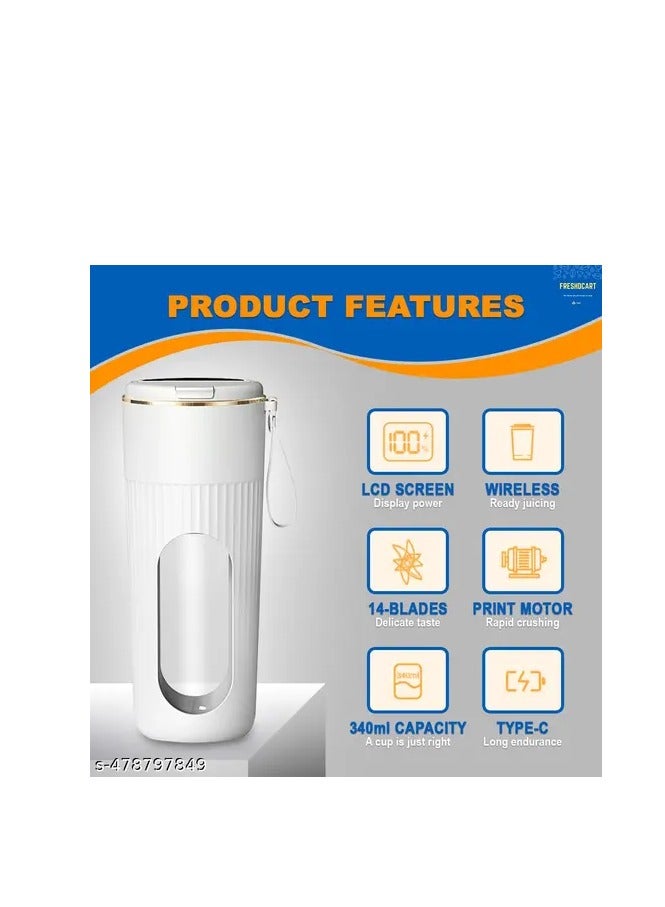 Portable Juicer 340ML With Led Screen - Image 3