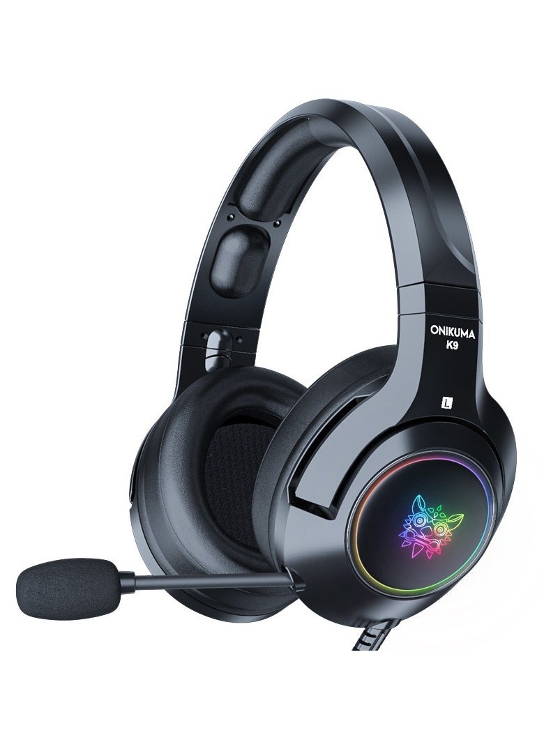 onikuma K9 Over-Ear Gaming Wired Headphones With Mic For PS4/PS5/XOne/XSeries/NSwitch/PC - Image 1