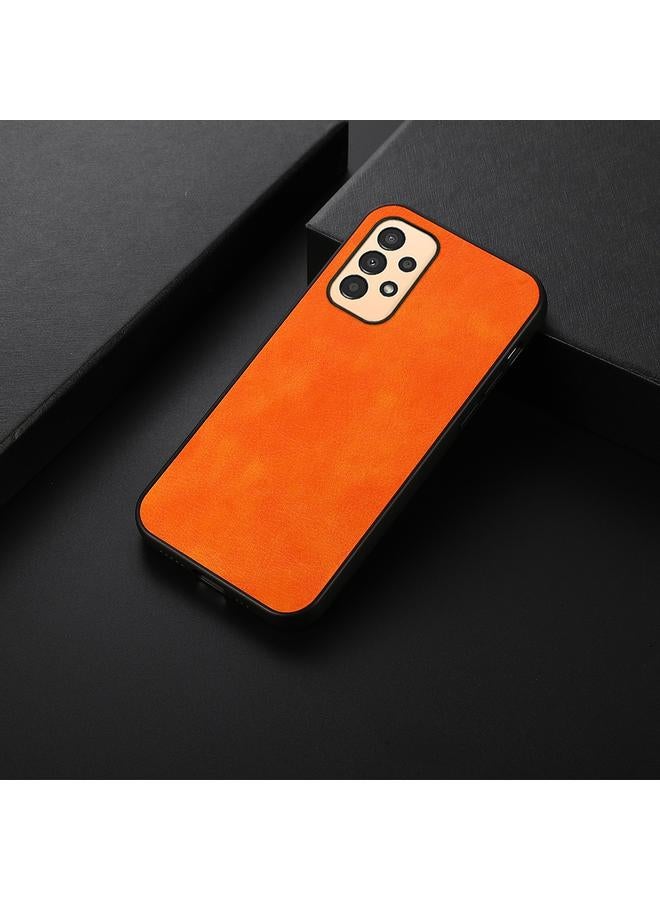 اس-توب جراب لهاتف Samsung Galaxy A13 4G، جراب هاتف بنسيج الليتشي ثنائي اللون - Image 2