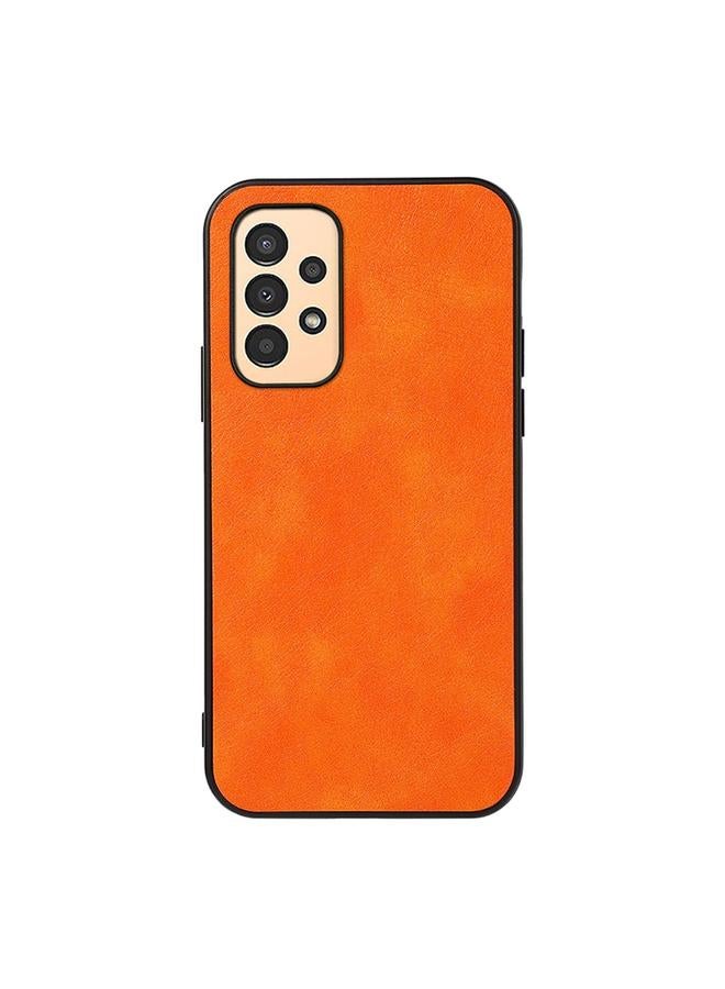 اس-توب جراب لهاتف Samsung Galaxy A13 4G، جراب هاتف بنسيج الليتشي ثنائي اللون - Image 1