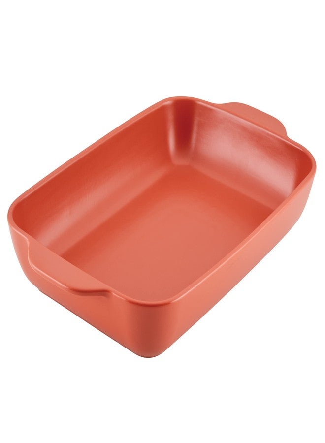 Ayesha Curry Ceramics Baking Dish/Lasagna Bakeware Pan, Rectangular, 9 Inch x 13 Inch - Redwood - Image 1