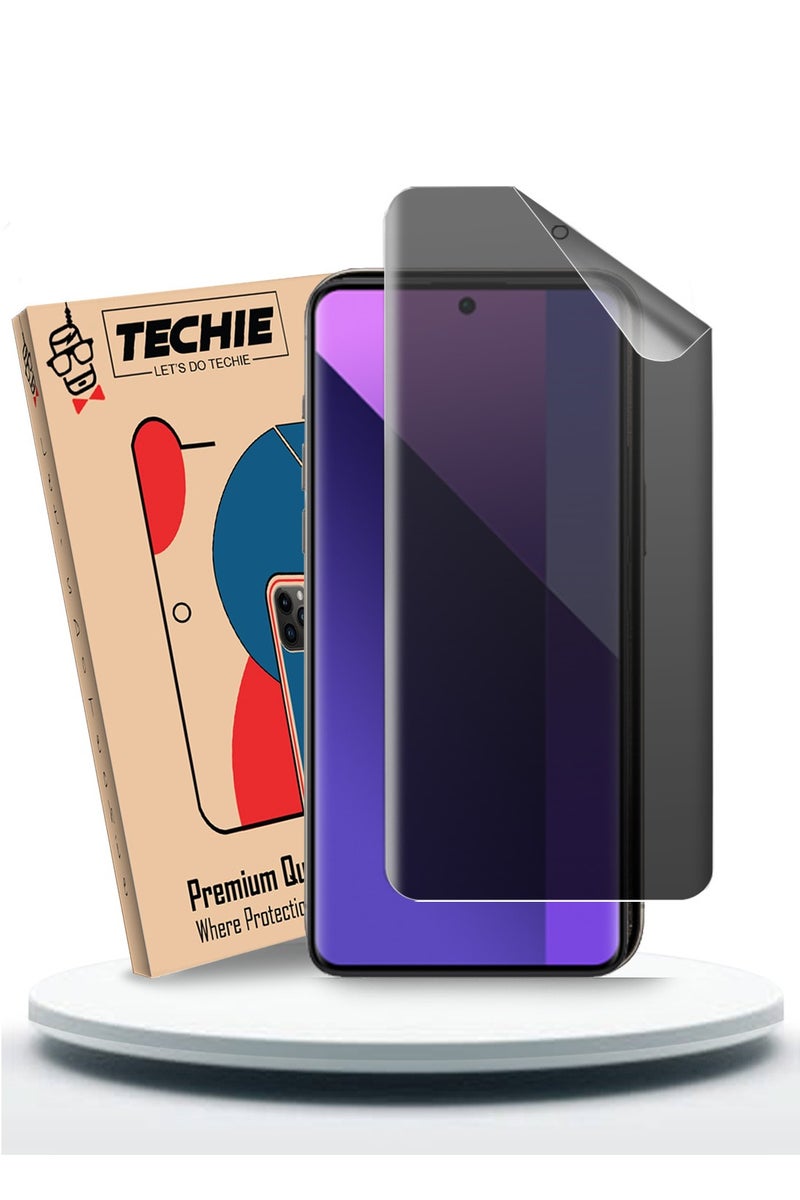 Techie واقي شاشة كامل مقاوم للانفجار مصنوع من السيراميك غير اللامع لحماية الخصوصية لهاتف Xiaomi Redmi Note 13 Pro Plus - Image 1