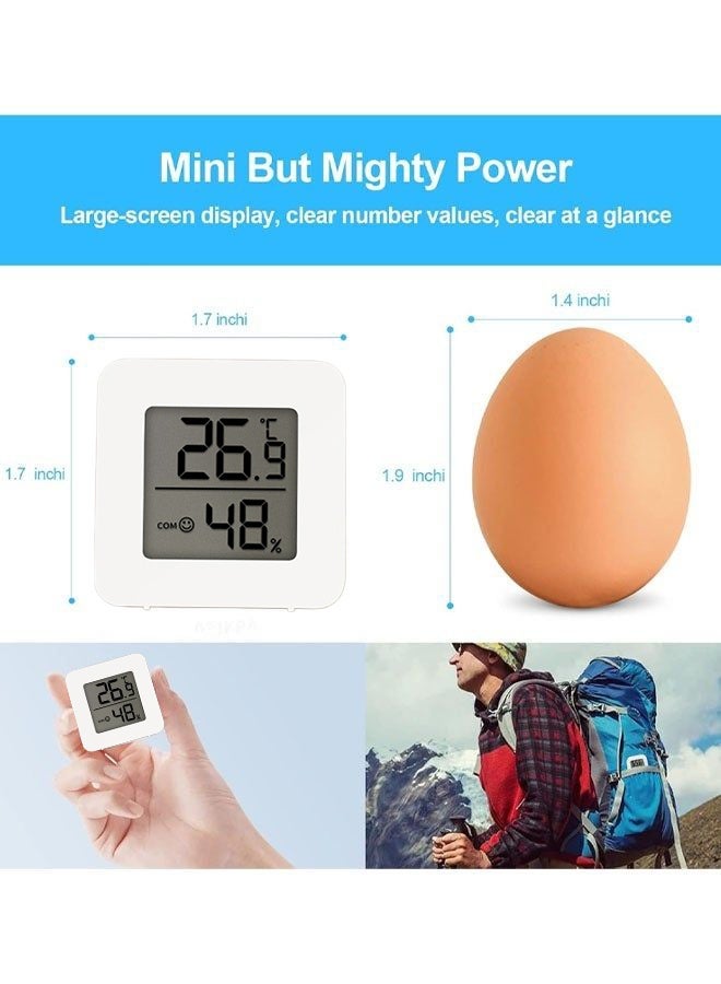 Indoor Thermometer,Gauge Meter Digital Hygrometer Room Thermometer for Home,Hight Accurate Temperature and Humidity Monitor for Greenhouse Reptile Humidors Cellar Office - Image 2