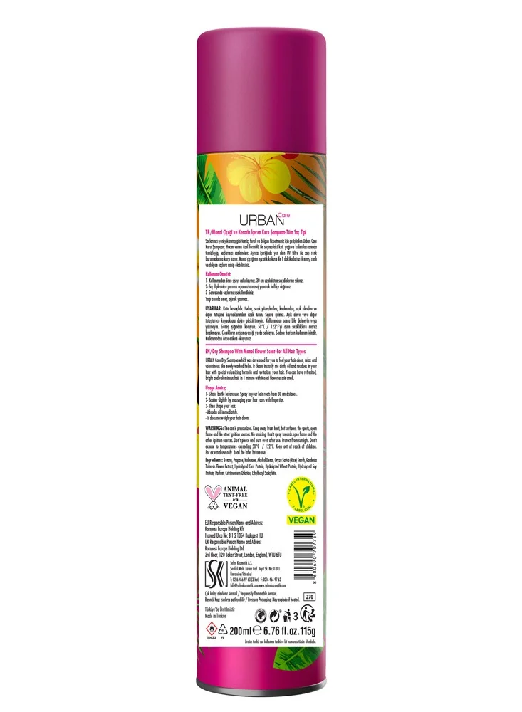 Urban Care Urban Care Dry Shampoo-Monoi &Ylang Ylang