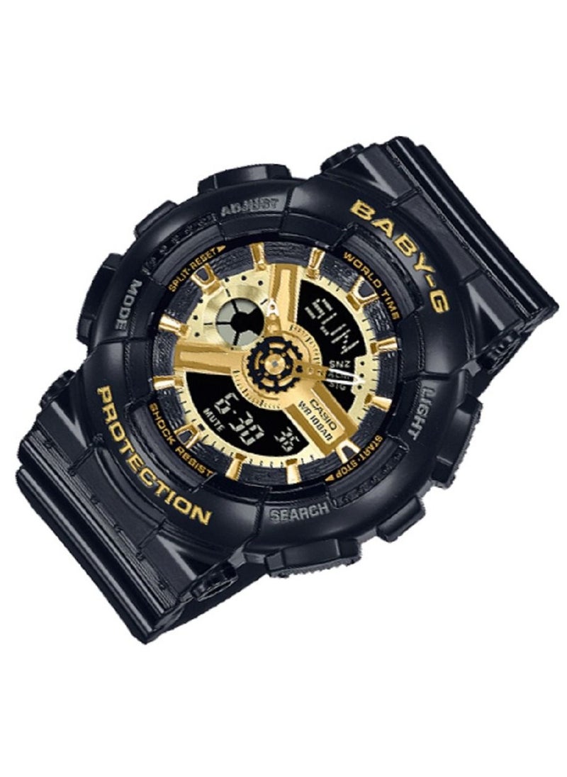 CASIO Casio Women Watch Baby -G Analog Digital Gold Dial Resin Band BA-110X-1ADR  - Image 2