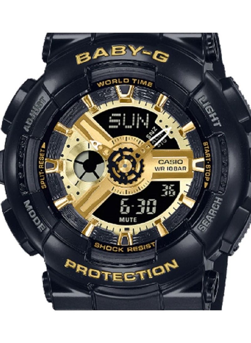 CASIO Casio Women Watch Baby -G Analog Digital Gold Dial Resin Band BA-110X-1ADR  - Image 3