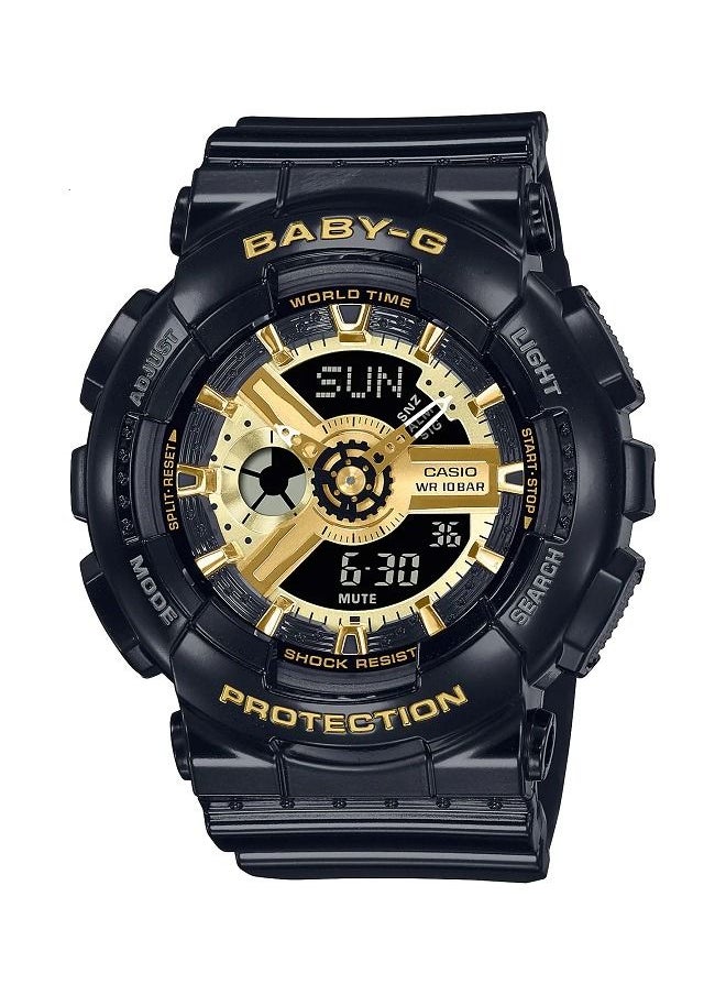 CASIO Casio Women Watch Baby -G Analog Digital Gold Dial Resin Band BA-110X-1ADR  - Image 1