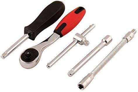 Hypexa 46 in 1 Pcs Tool Kit Screwdriver and Socket Set l 14 Inch Socket Combination Set - Image 5