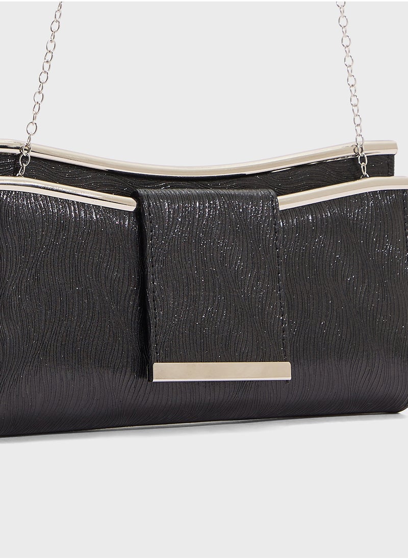 Ella Limited Edition Ladies Sparkly Clutch Bag  - Image 4