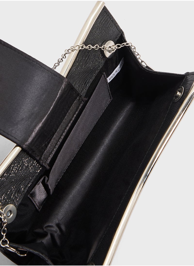 Ella Limited Edition Ladies Sparkly Clutch Bag  - Image 5