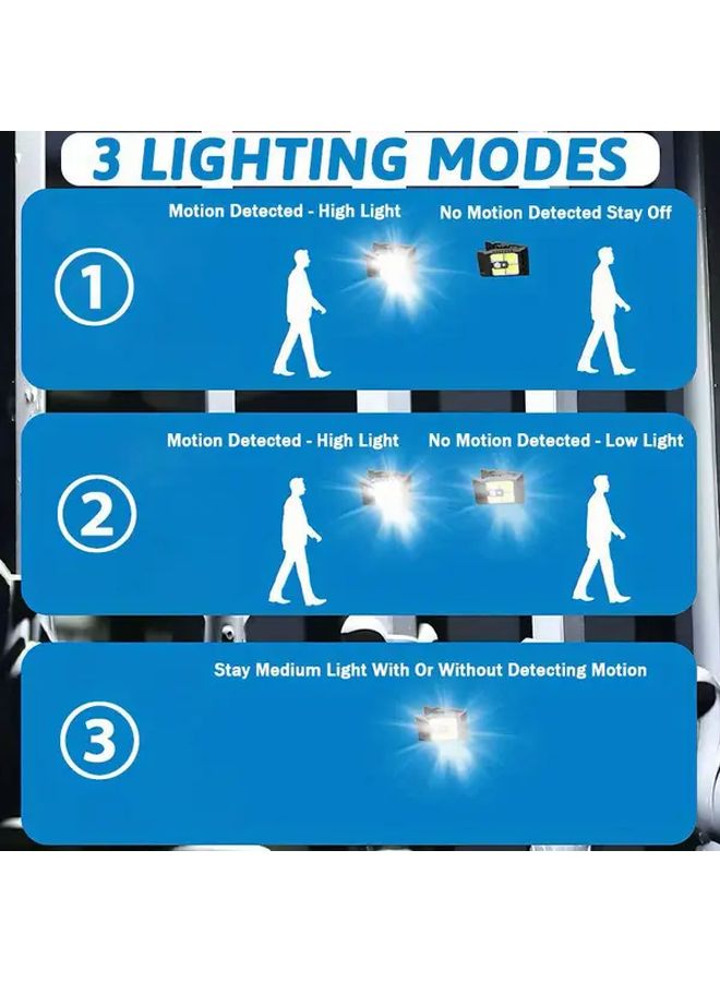 Rechargeable Solar Motion Sensor Clip Lamp For Garden Fence Wall Branch Balcony - Image 5