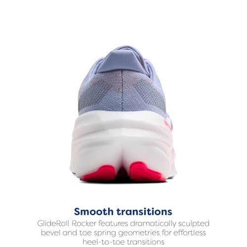 Brooks Women’s Glycerin Max Neutral Running & Walking Shoe - Blue Heron/Diva Pink/White - 9.5 Medium - Image 3