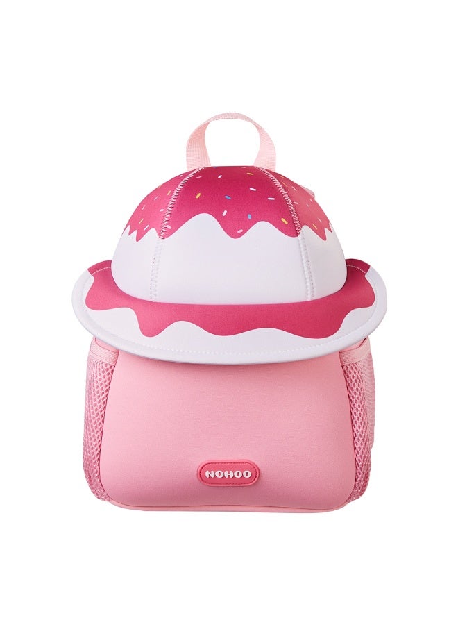 Nohoo 3D Cute Marshmallow Kids School Bag/Activity Bag 10"- Pink - Image 1