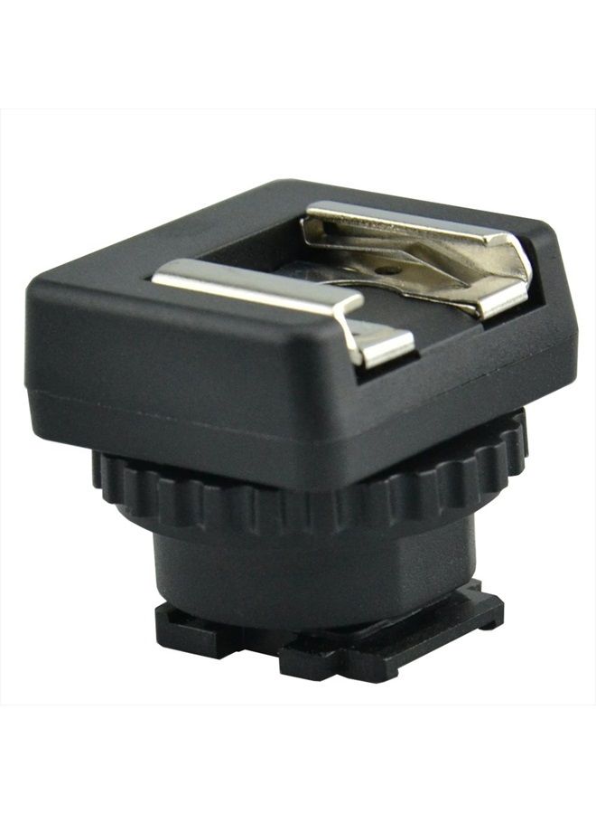 JJC MSA-MIS Standard Cold Shoe Adapter Converter for Sony Multi Interface Shoe Camcorder (Black) - Image 1