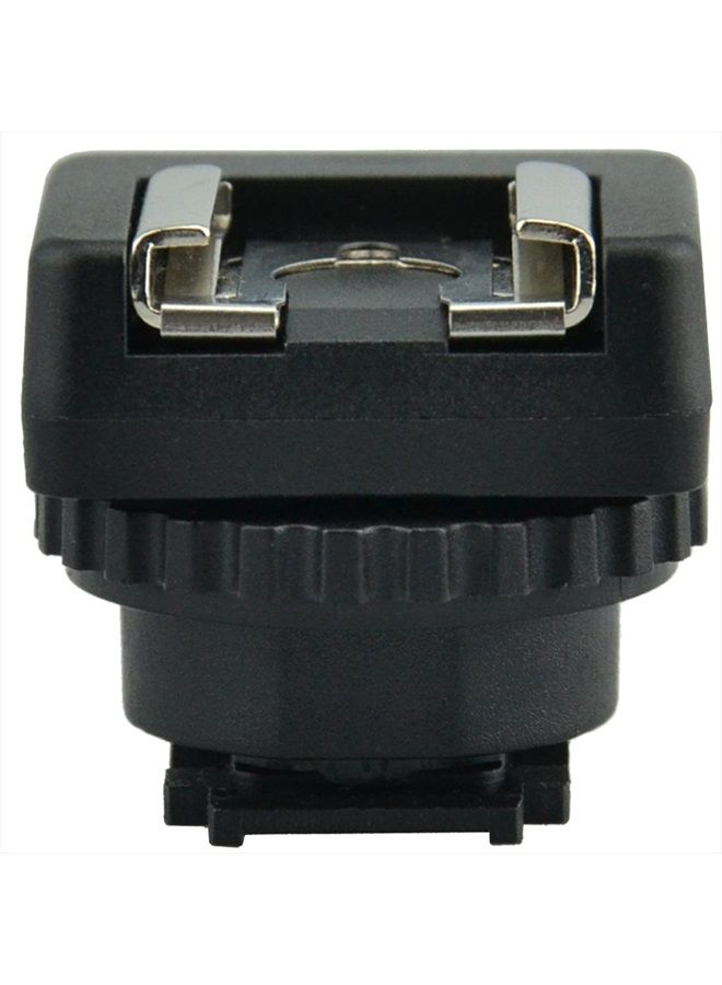 JJC MSA-MIS Standard Cold Shoe Adapter Converter for Sony Multi Interface Shoe Camcorder (Black) - Image 2