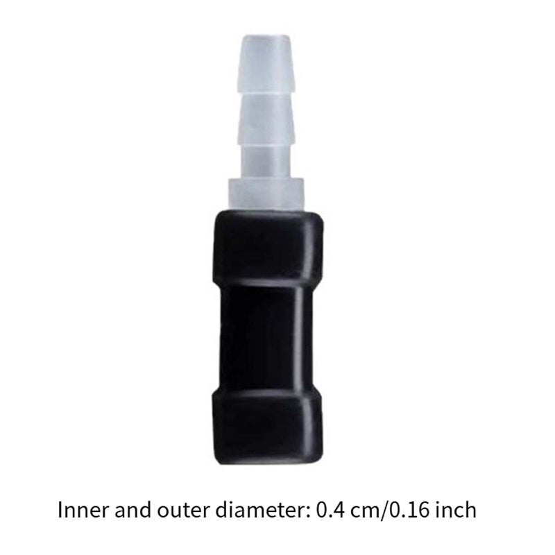 10 Pcs Aquarium Air Hose Connector Fittings Black Accessories For Fish Tank - Image 3