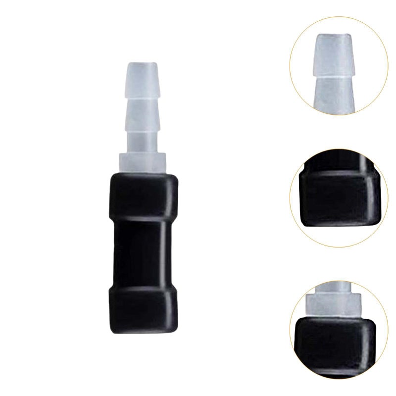 10 Pcs Aquarium Air Hose Connector Fittings Black Accessories For Fish Tank - Image 4