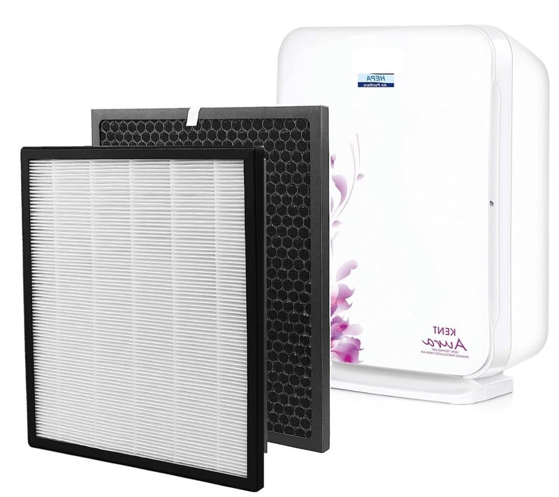 FINEHEPA Replacement Hepa and carbon Filter set Compatible with KENT AURA Air Purifier - Image 1