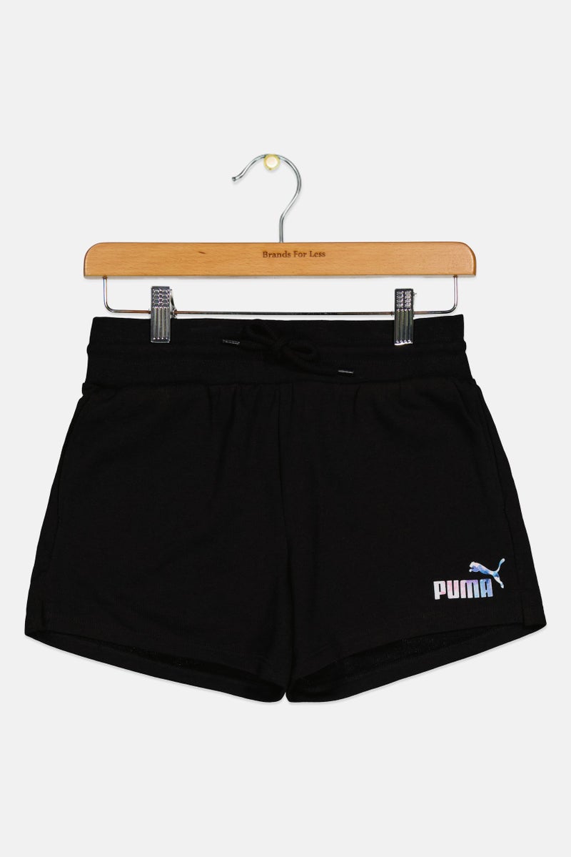 PUMA Kids Boy Sportswear Fit Training Shorts, Black - Image 3
