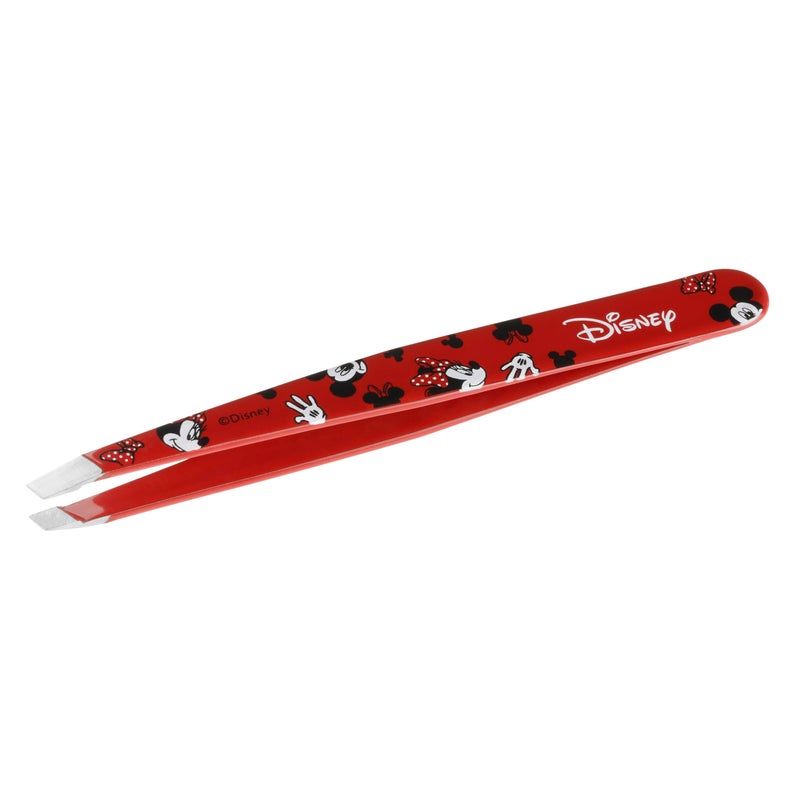 Tweezerman Disney's Mickey Mouse & Minnie Mouse We Got Ears Slant Tweezer - Eyebrow Tweezers for Women and Men - Image 1