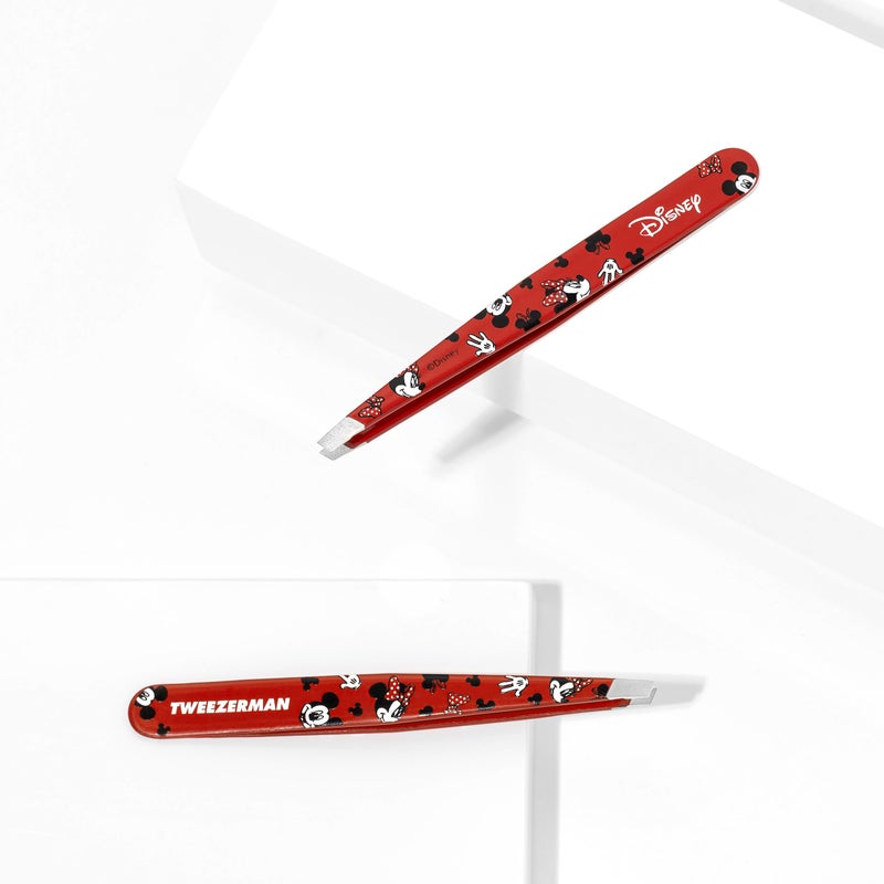 Tweezerman Disney's Mickey Mouse & Minnie Mouse We Got Ears Slant Tweezer - Eyebrow Tweezers for Women and Men - Image 5