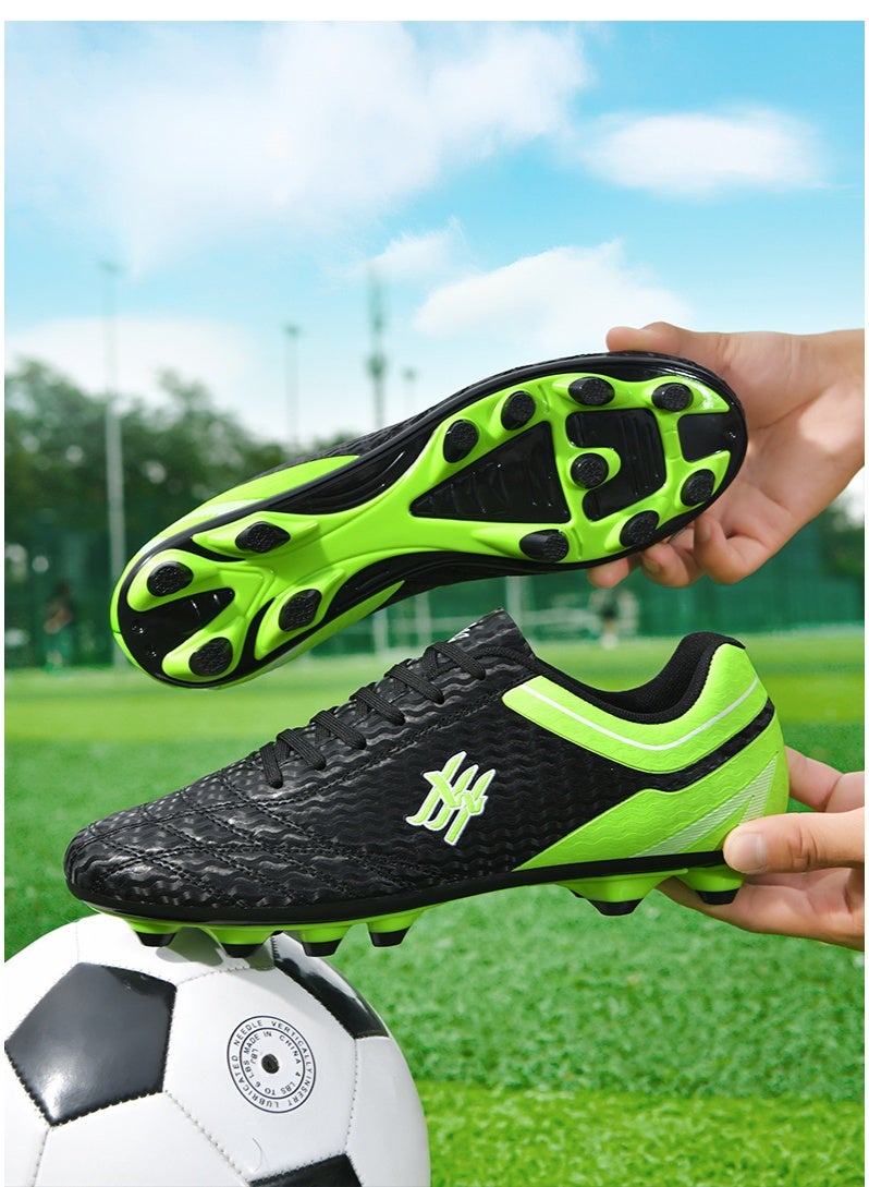 SKT Shiketro Men's Low-Top Firm Ground (FG) Soccer Shoes – Breathable, Non-Slip, and Durable; Professional-Grade Footwear for Youth Matches and Training on Natural Grass - Image 4