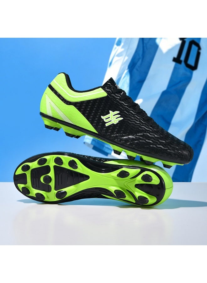 SKT Shiketro Men's Low-Top Firm Ground (FG) Soccer Shoes – Breathable, Non-Slip, and Durable; Professional-Grade Footwear for Youth Matches and Training on Natural Grass - Image 2